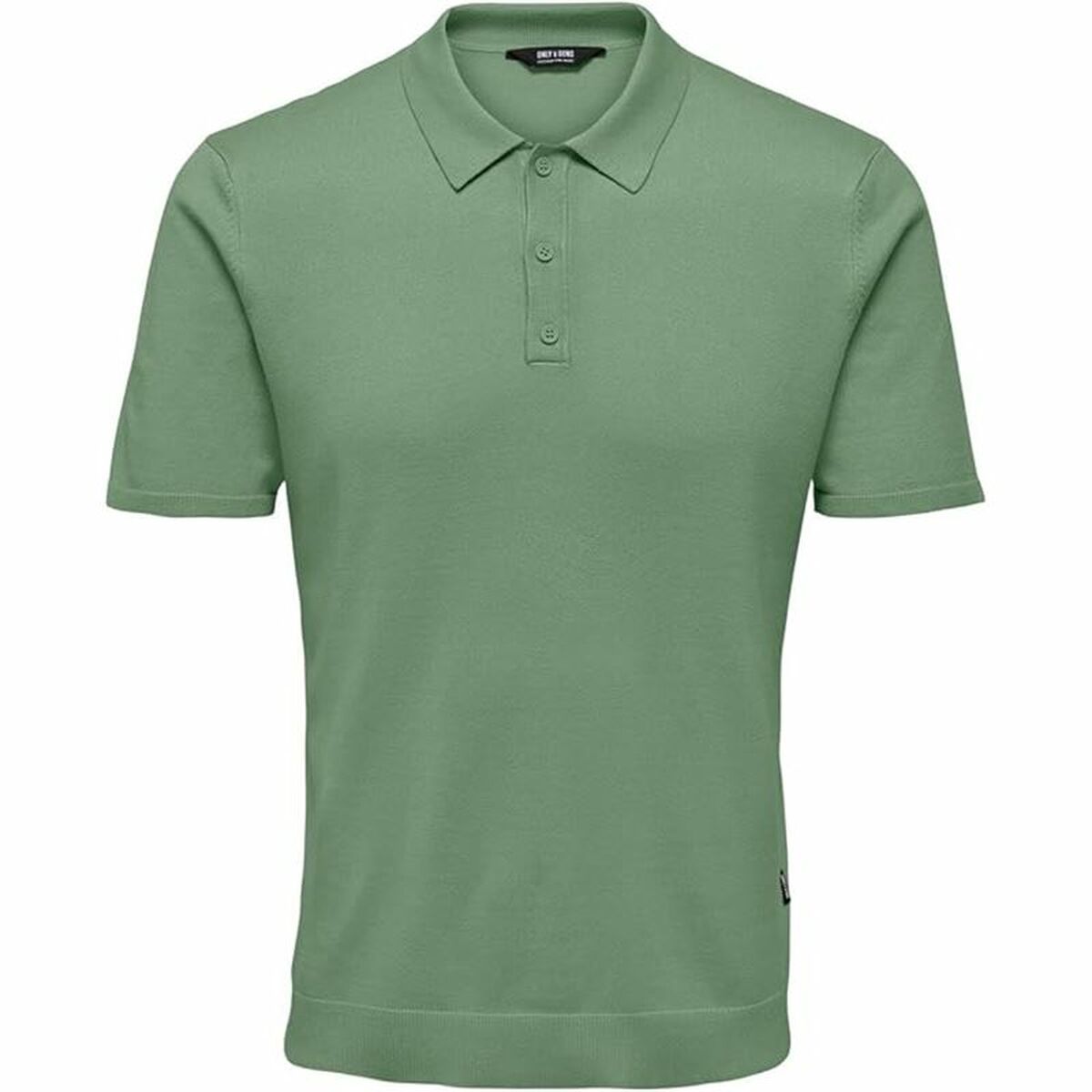 Mens Short Sleeve Polo Shirt Only & Sons Onswyler Life Reg 14 Ss Knit Green Mens Short Sleeve Polo Shirt Only & Sons Onswyler Life Reg 14 Ss Knit Green