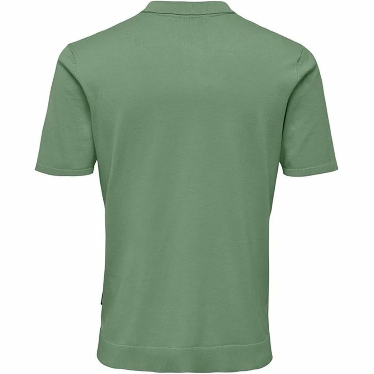 Mens Short Sleeve Polo Shirt Only & Sons Onswyler Life Reg 14 Ss Knit Green