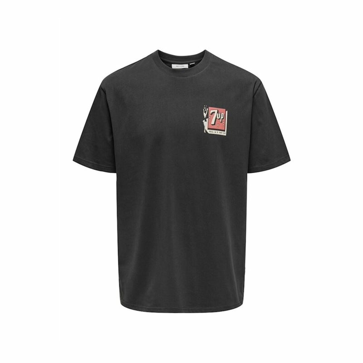Men’s Short Sleeve T-Shirt Only & Sons Ons7Up Rlx Ss Black Men’s Short Sleeve T-Shirt Only & Sons Ons7Up Rlx Ss Black