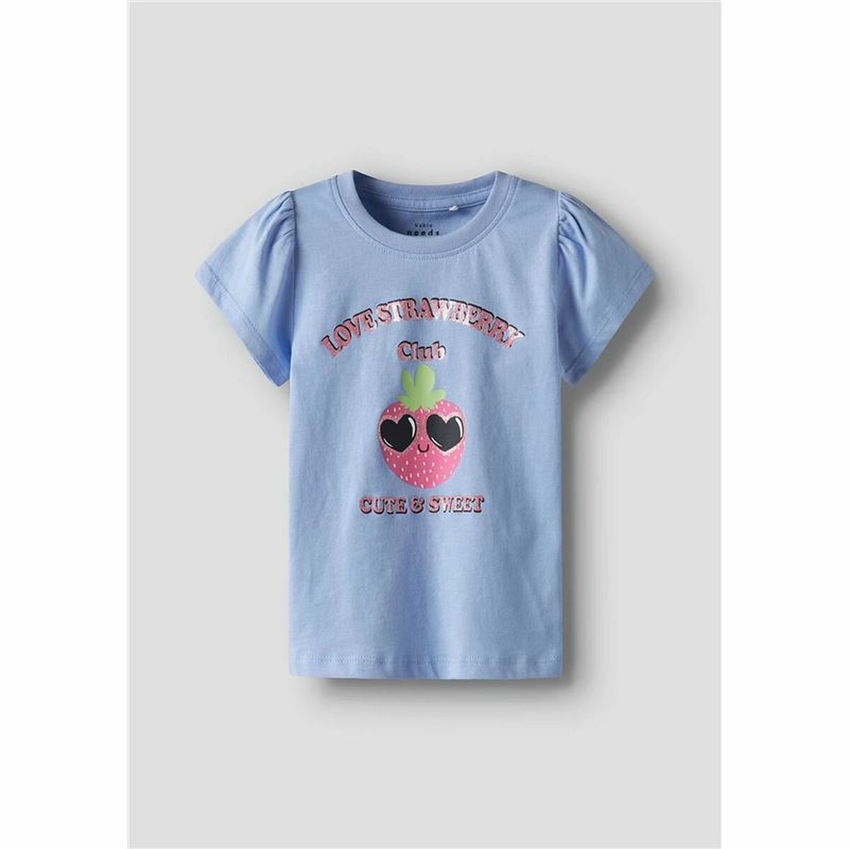 Child’s Short Sleeve T-Shirt Name It Nmfvibeke Capsl Serenity Indigo