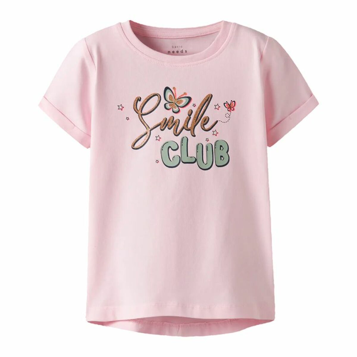 Child’s Short Sleeve T-Shirt Name It Nmfvix Pink