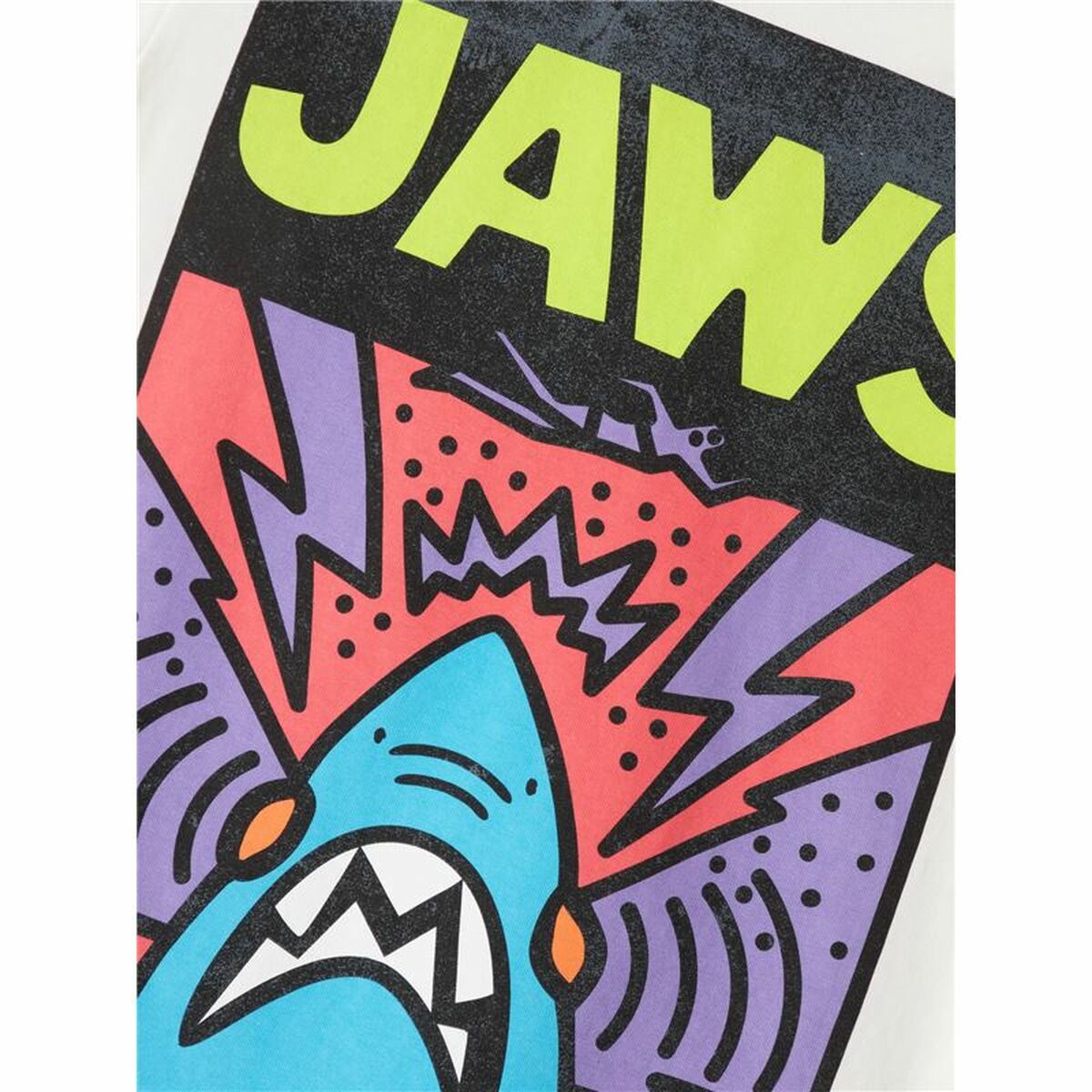 Child’s Short Sleeve T-Shirt Name It Nkmmakai Jaws Nreg Box Sky