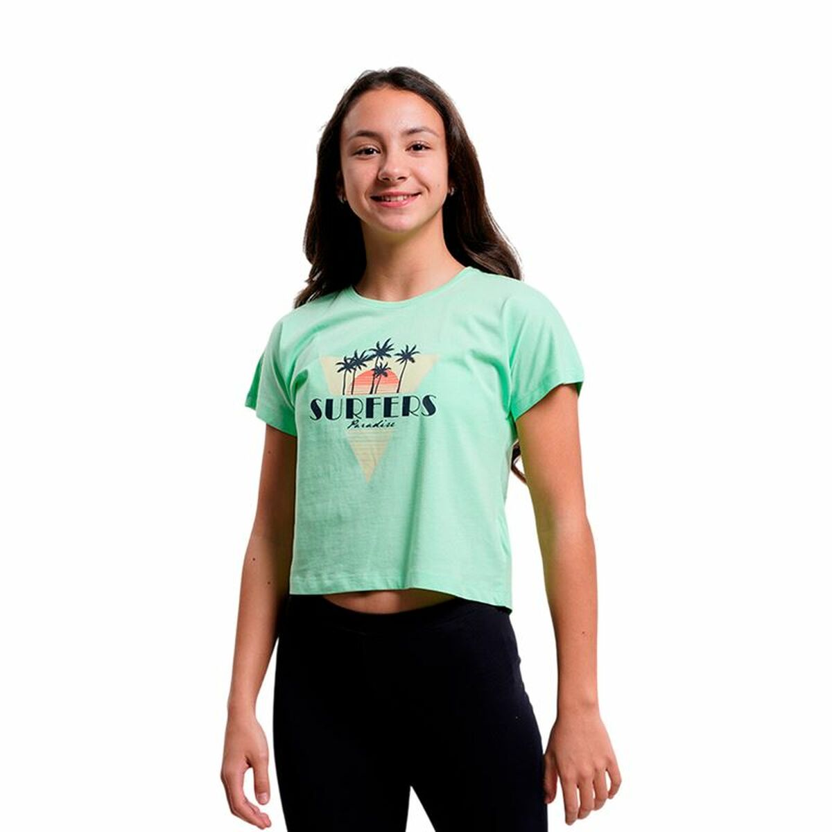 Child’s Short Sleeve T-Shirt Name It Nkfvilma Capsl Crop F1