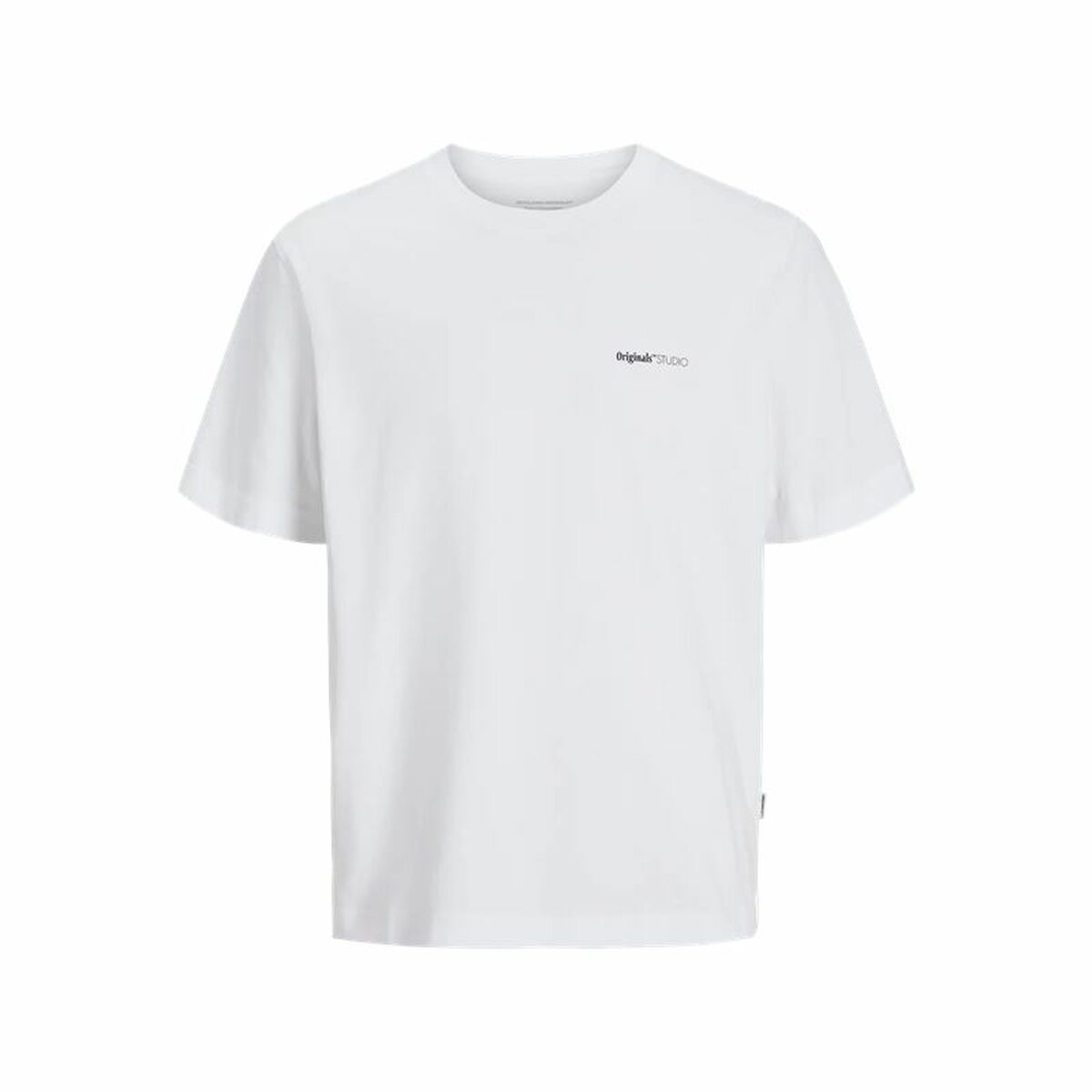 Menâs Short Sleeve T-Shirt Jack & Jones Jorvarenna Painted White Menâs Short Sleeve T-Shirt Jack & Jones Jorvarenna Painted White
