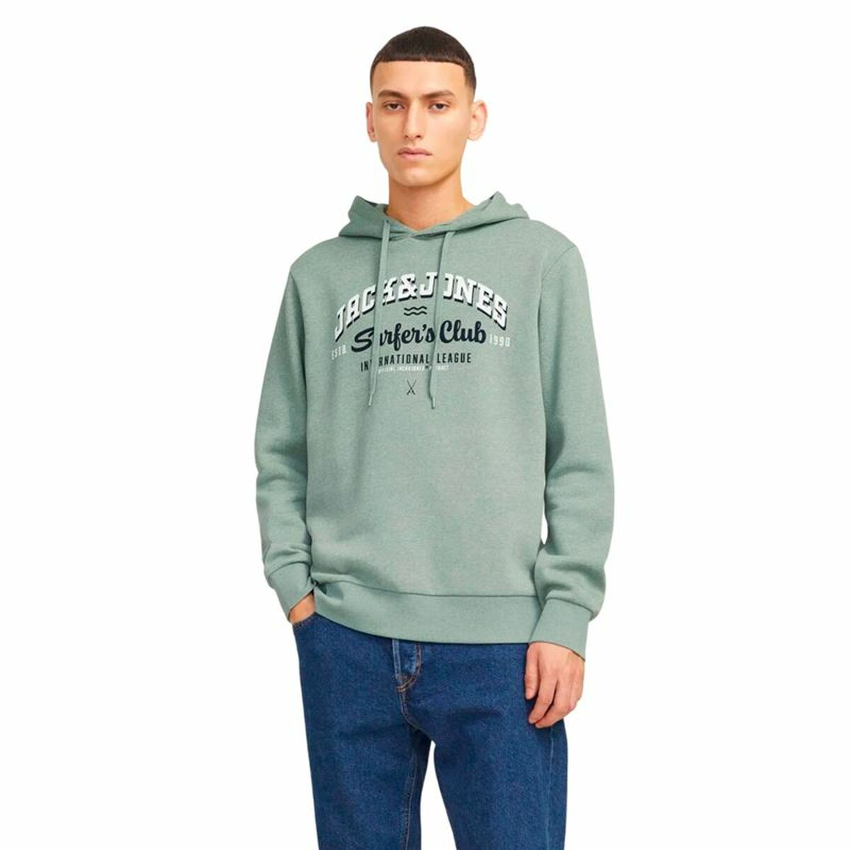 Mens Hoodie Jack & Jones 12255617-16-5808 TCX