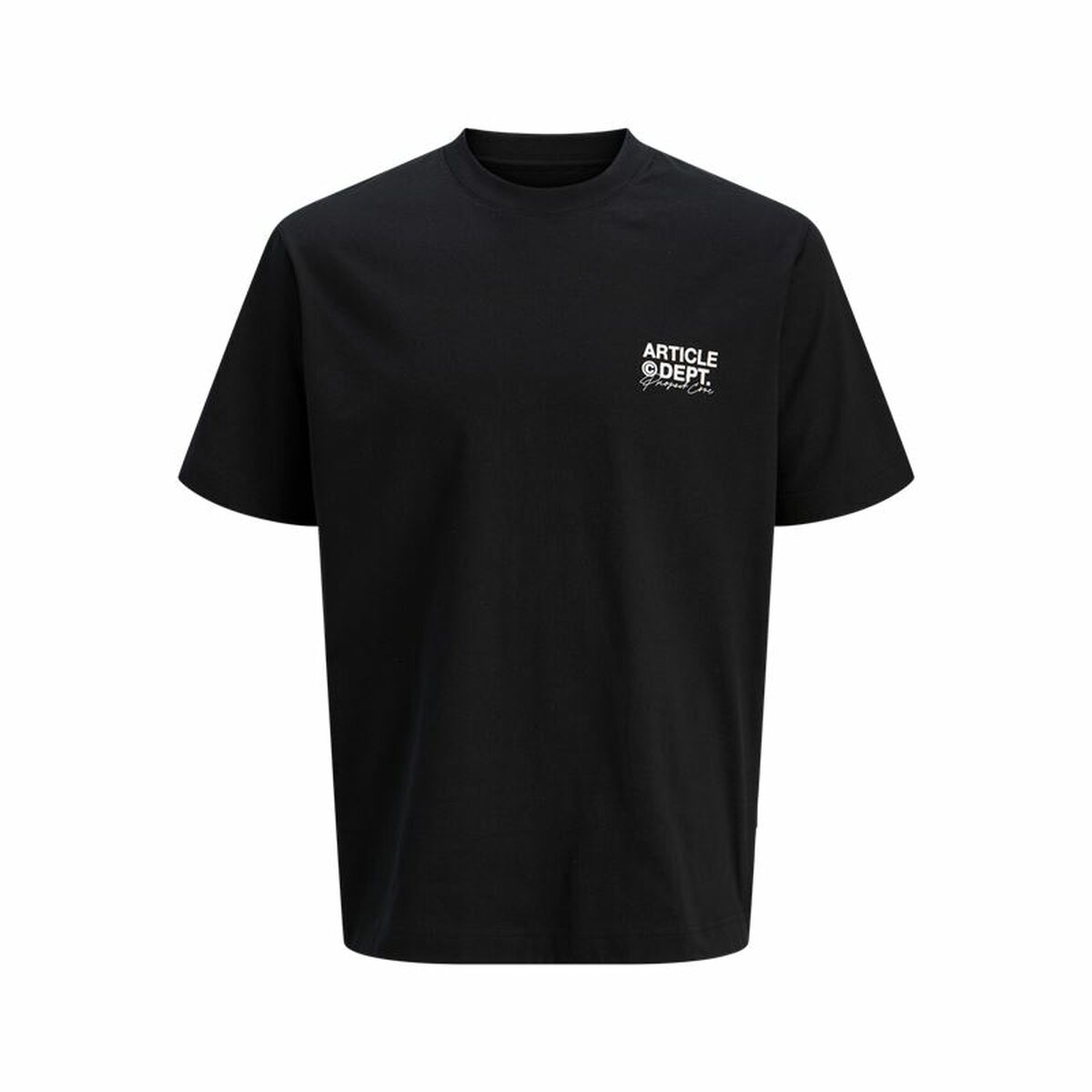 Menâs Short Sleeve T-Shirt Jack & Jones Jcodynamic Dust Ss Crew Neck Black Menâs Short Sleeve T-Shirt Jack & Jones Jcodynamic Dust Ss Crew Neck Black