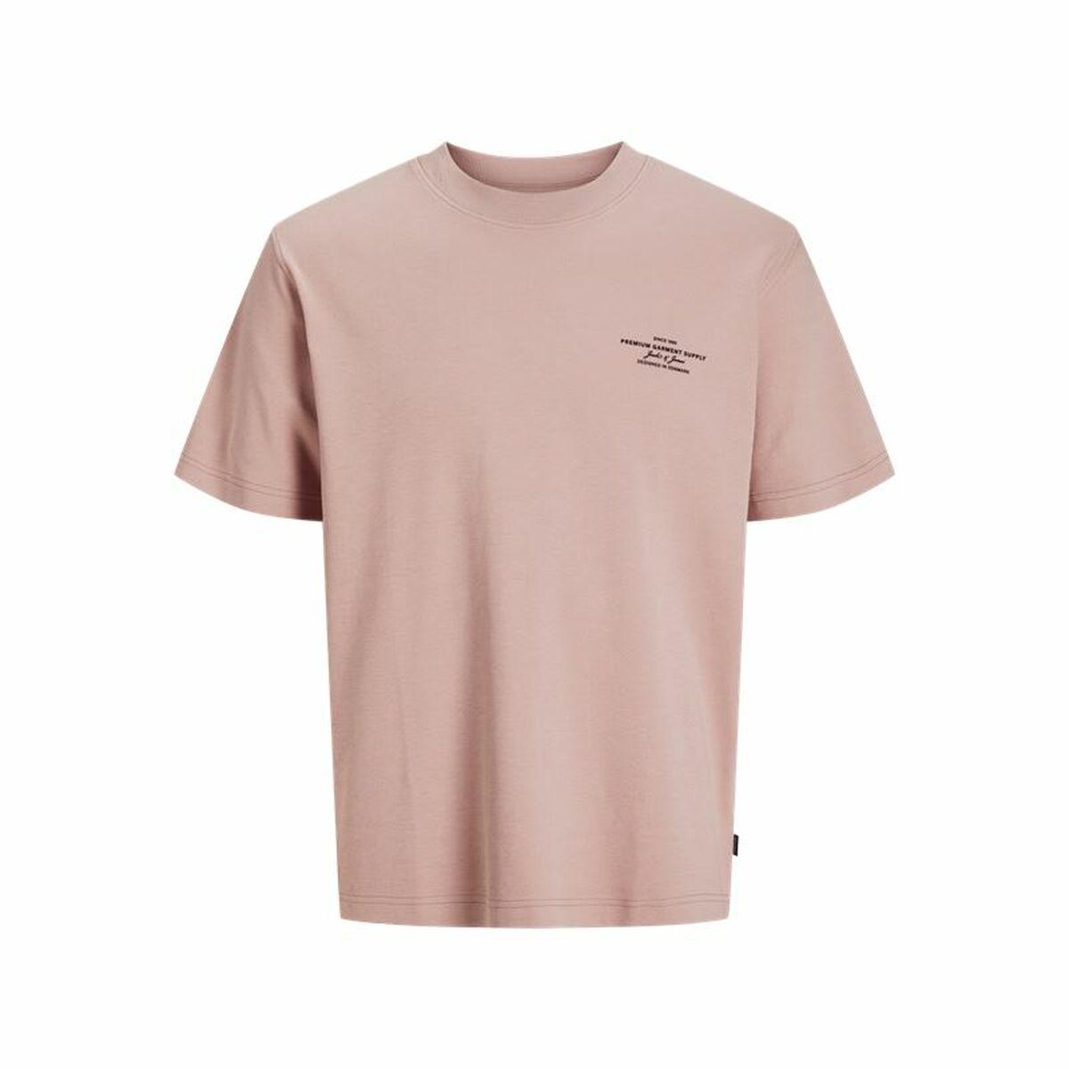 Menâs Short Sleeve T-Shirt Jack & Jones Jprblachad Brandingw Neck Menâs Short Sleeve T-Shirt Jack & Jones Jprblachad Brandingw Neck