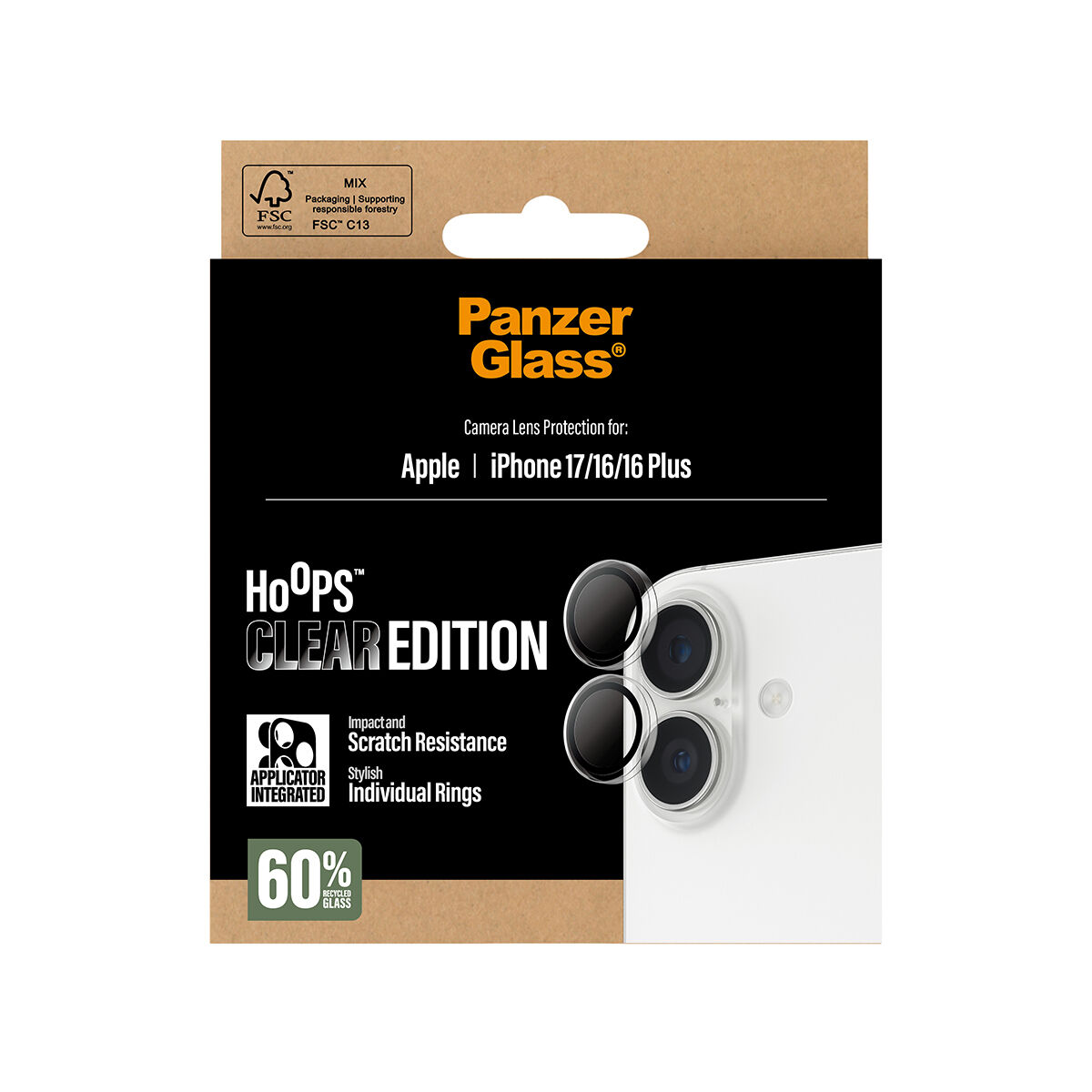 Lens Protector Panzer Glass PG75123 Transparent
