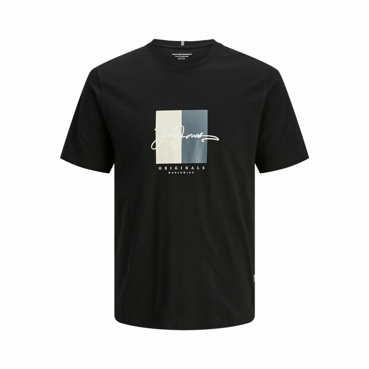 Mens Short Sleeve T-Shirt Jack & Jones Jorfrederiksberg S