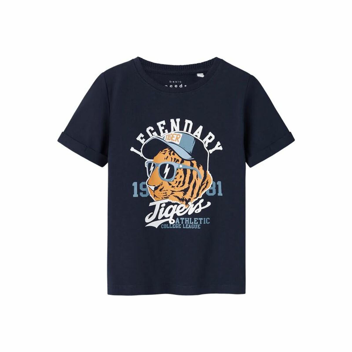 Child’s Short Sleeve T-Shirt Name It Nmmvux Blue