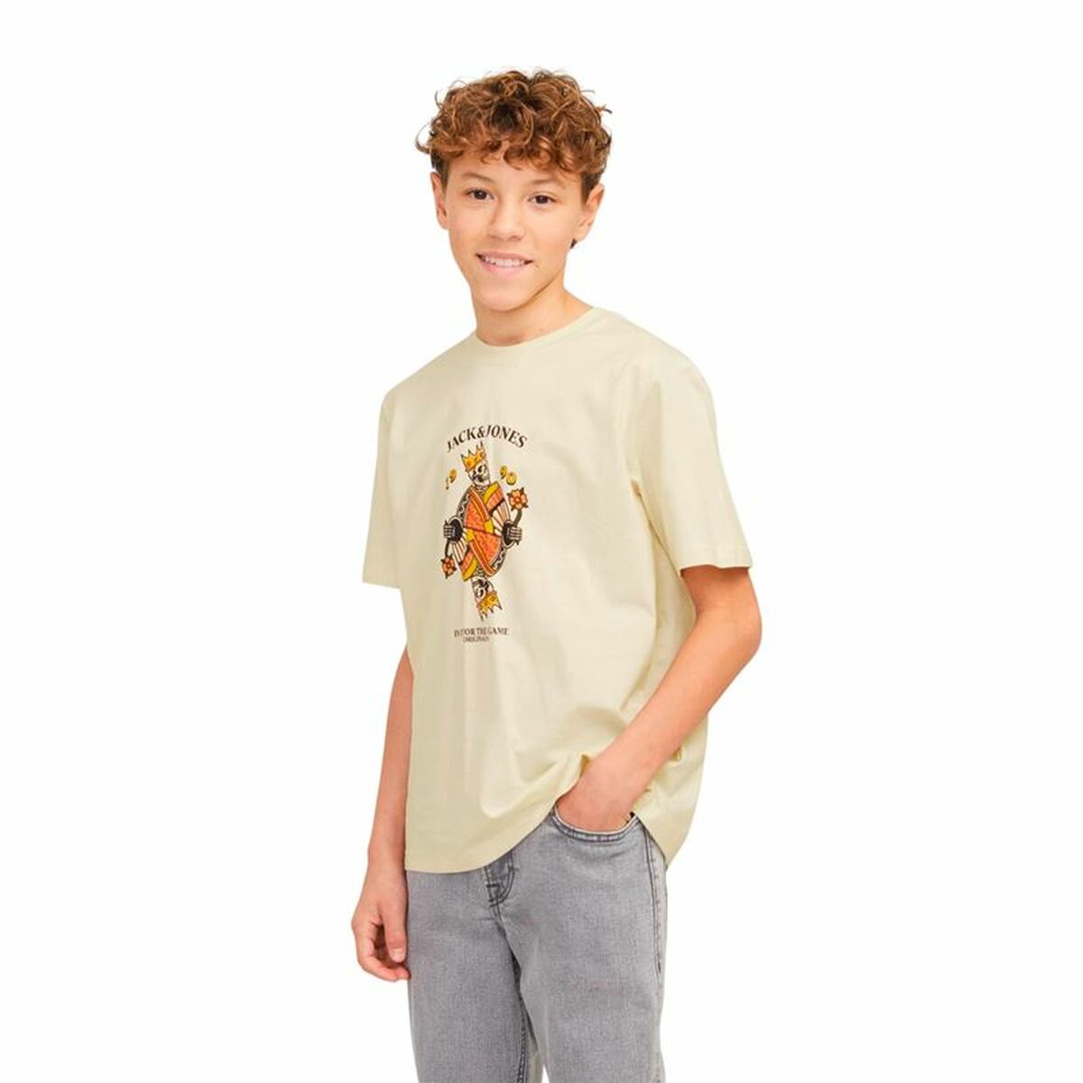 Child’s Short Sleeve T-Shirt Jack & Jones Joranatomy Skull Ss Crew Neck