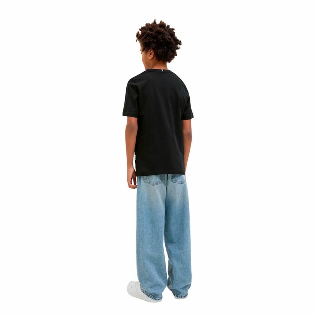 Child’s Short Sleeve T-Shirt Jack & Jones Jorfrederiksberg Black