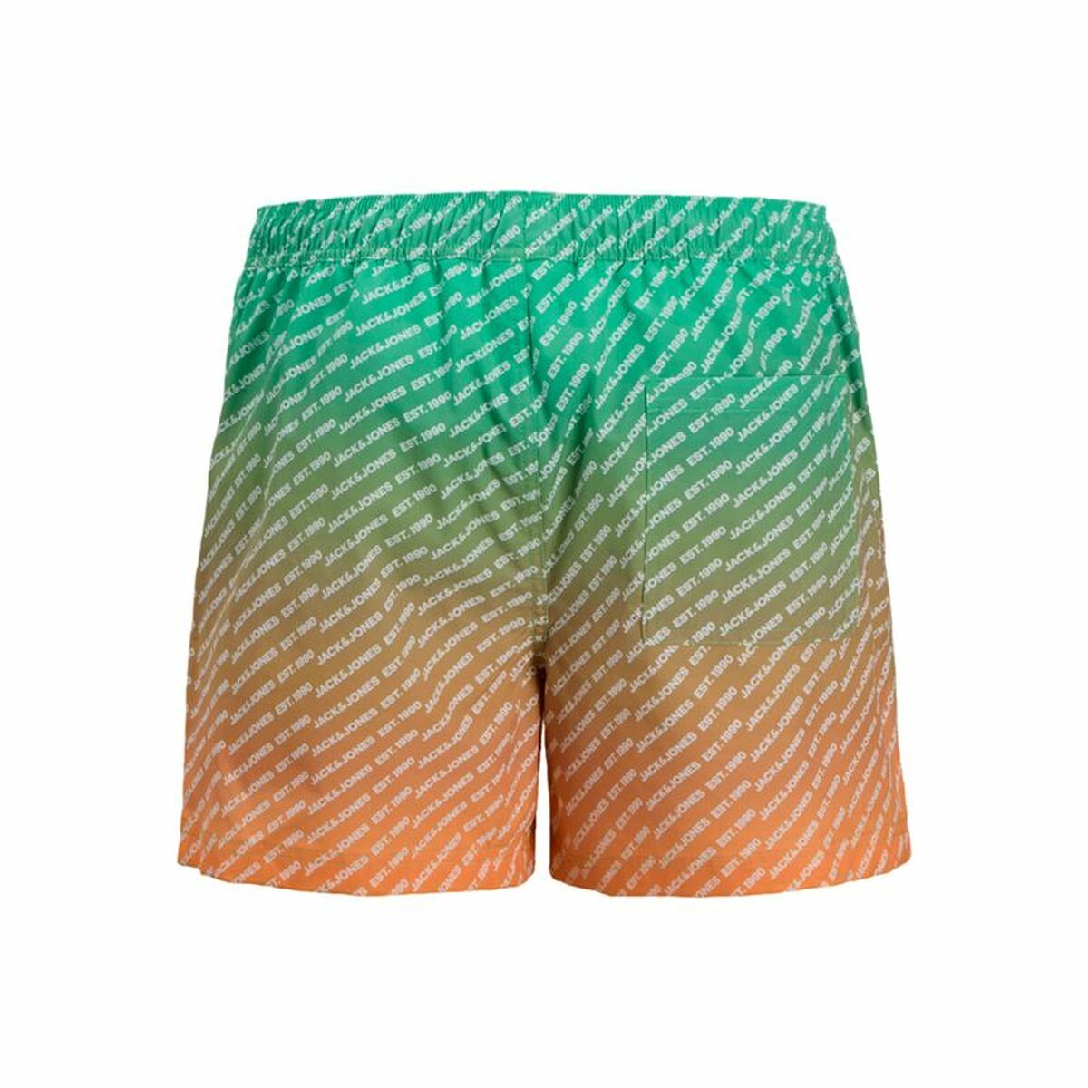 Mens Bathing Costume Jack & Jones Jpstmaui Jjswim Gradient Lime green