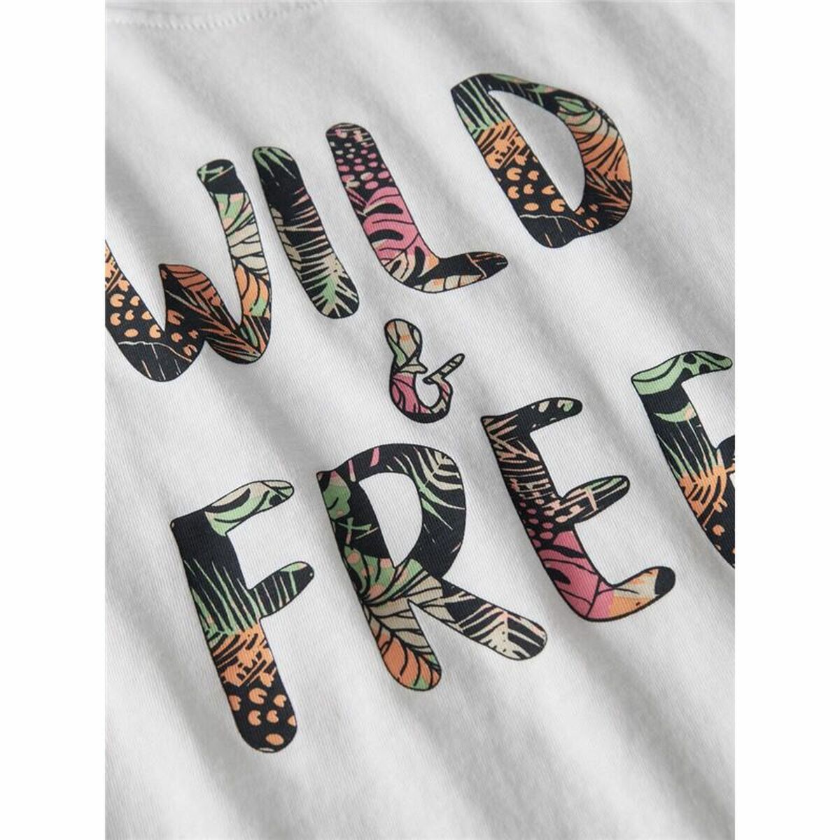 Child’s Short Sleeve T-Shirt Name It Nkfvanaya Ss Noos White