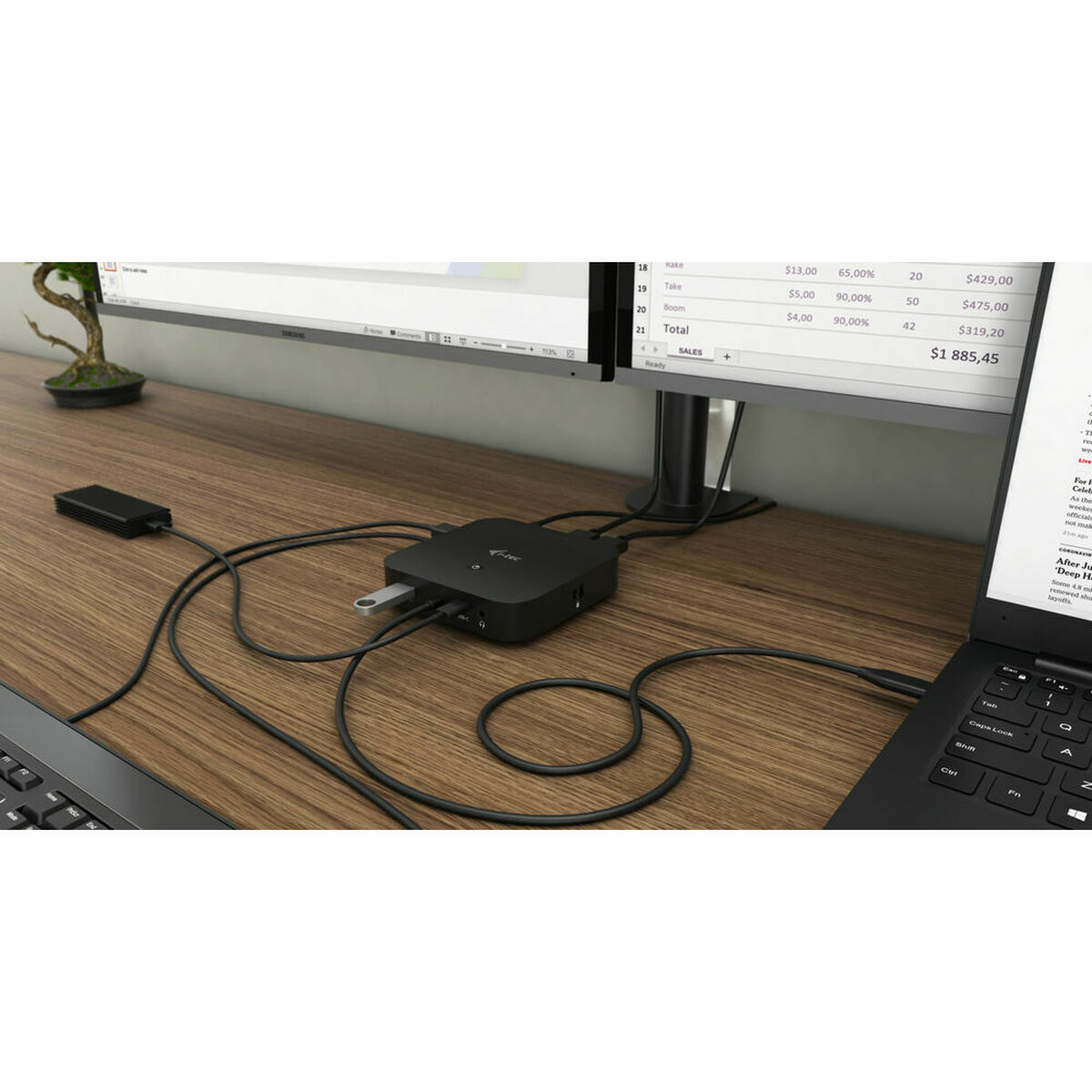 Dockstation i-Tec Black 100 W