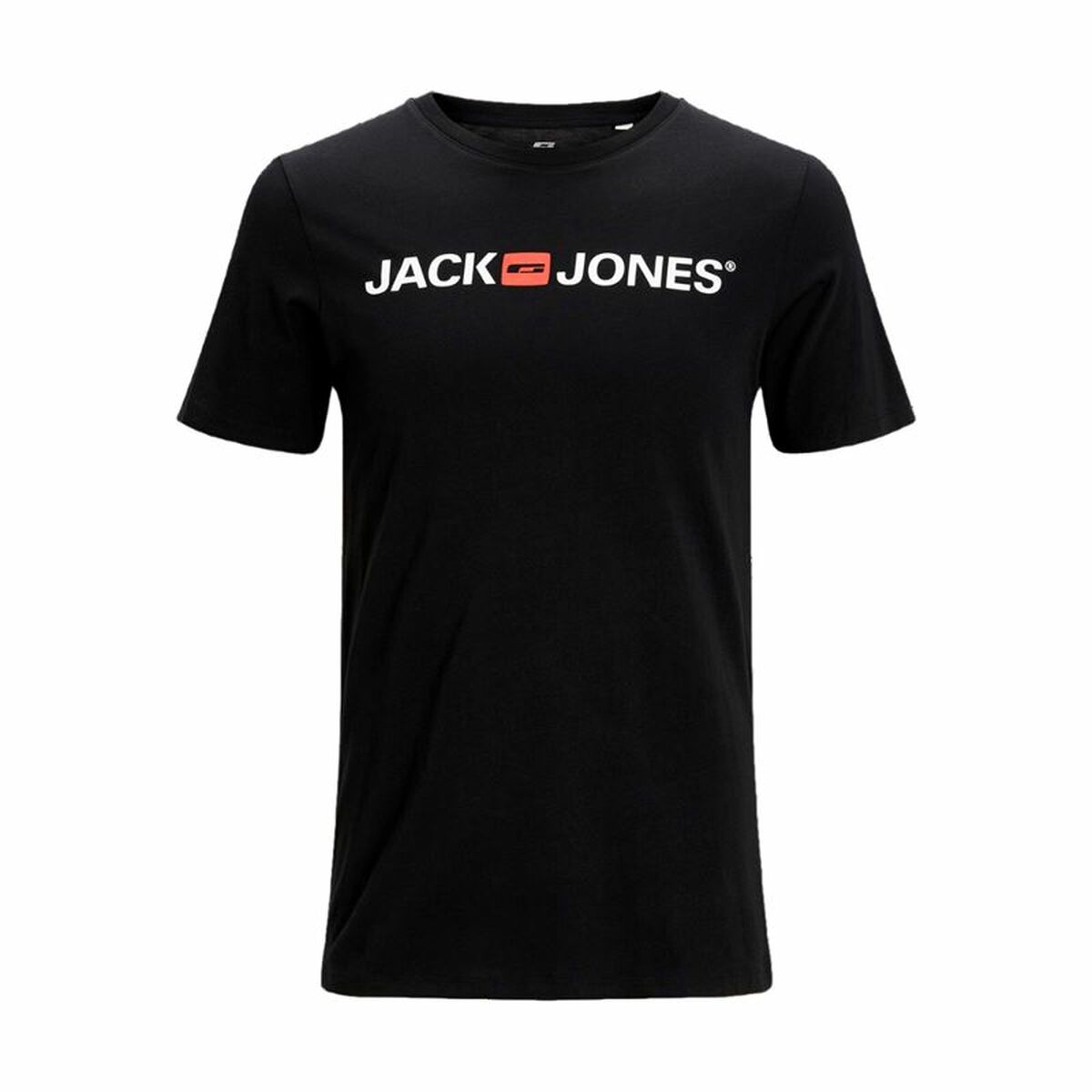 Mens Short Sleeve T-Shirt JJECORP LOGO TEE SS Jack & Jones 12137126 Black (M) (1 Unit)