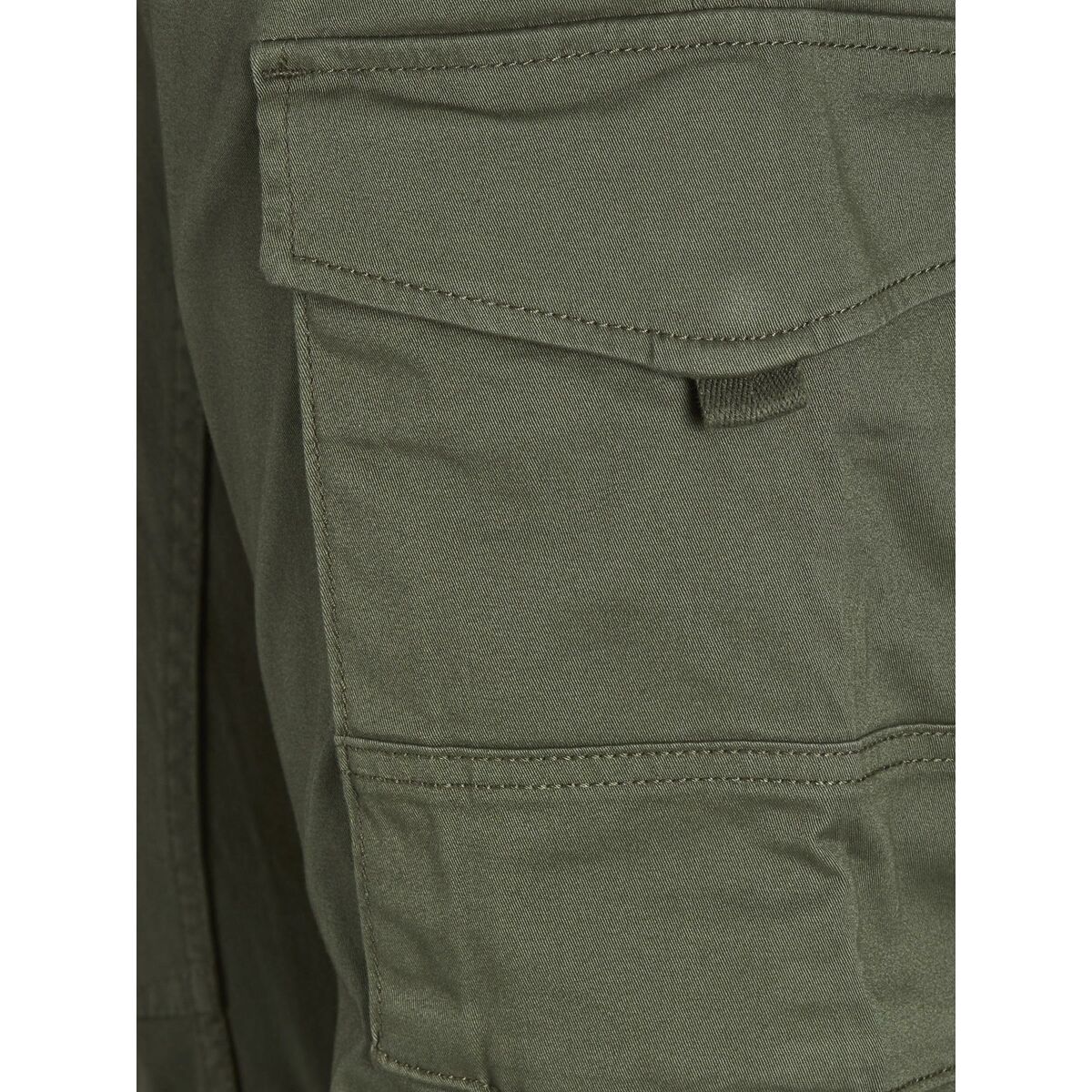 Trousers Jack & Jones JPSTPAUL FLAKE CARGO 12141844 Green