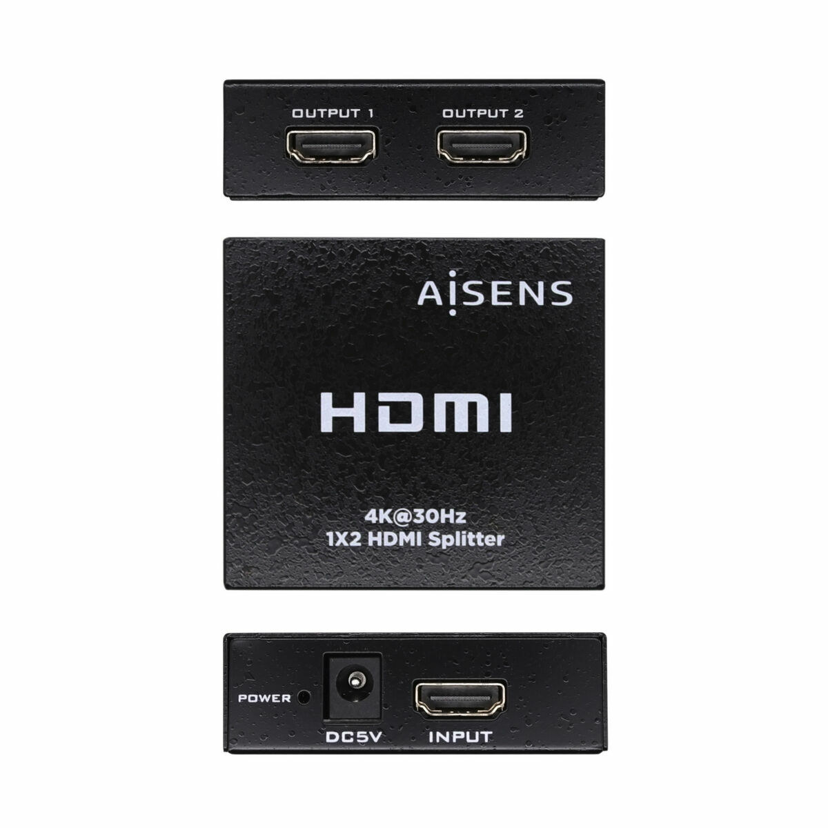 HDMI switch Aisens A123-0506 Black