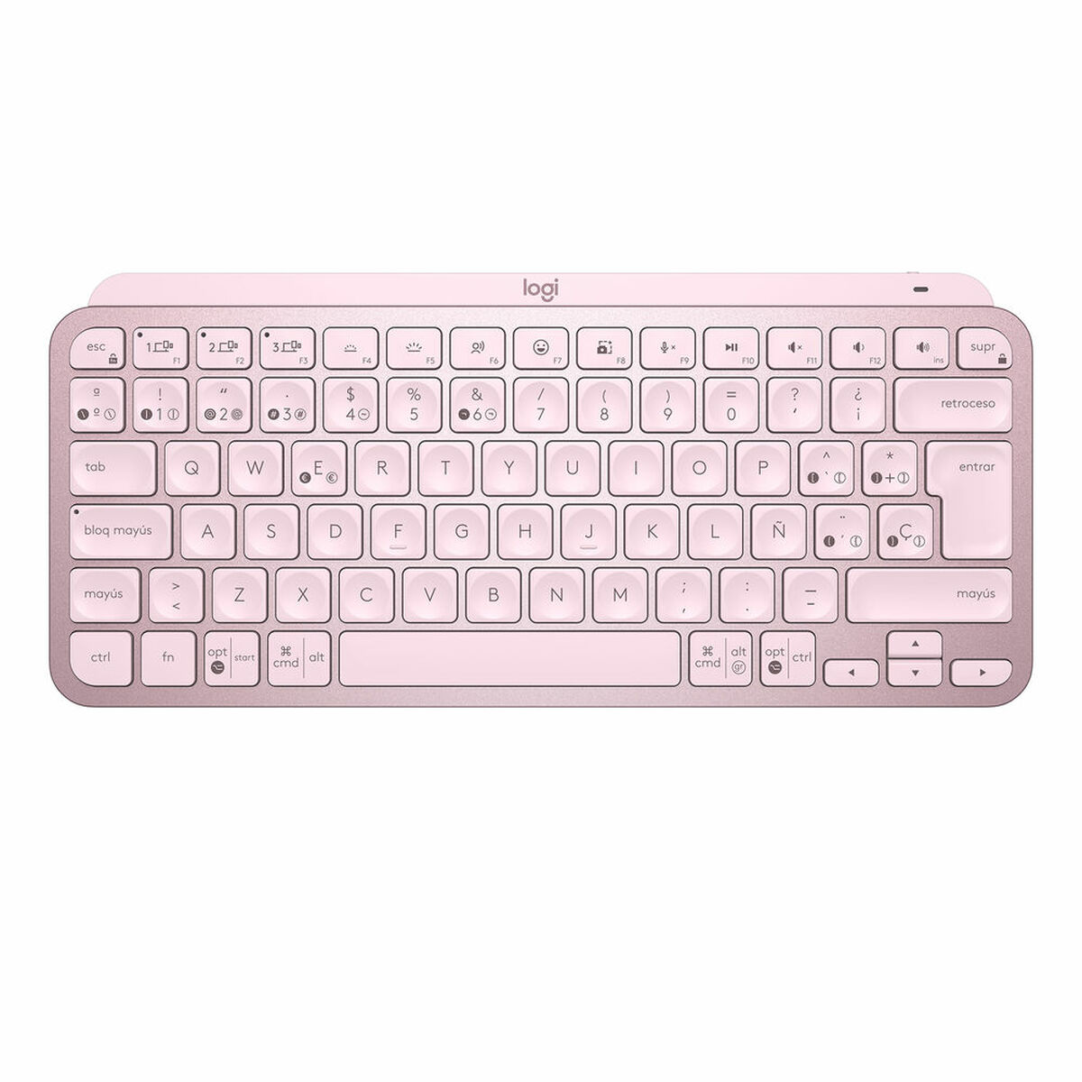 Keyboard Logitech 920-010813 Pink Spanish Spanish Qwerty QWERTY Keyboard Logitech 920-010813 Pink Spanish Spanish Qwerty QWERTY