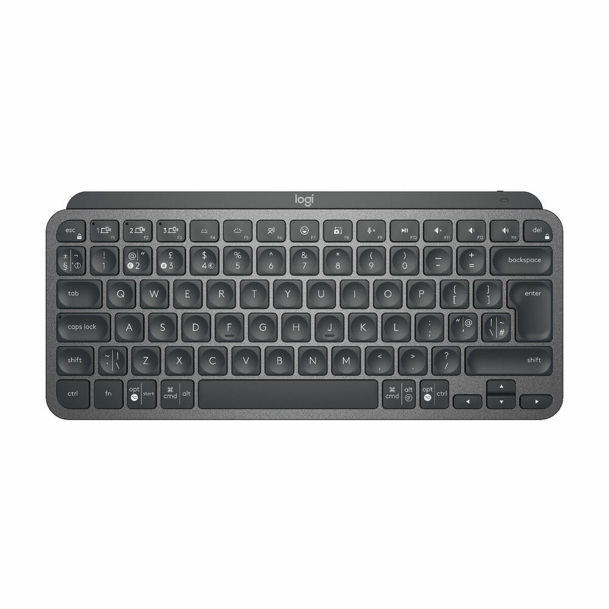 Keyboard Logitech 920-010495 Graphite Spanish Qwerty QWERTY Keyboard Logitech 920-010495 Graphite Spanish Qwerty QWERTY