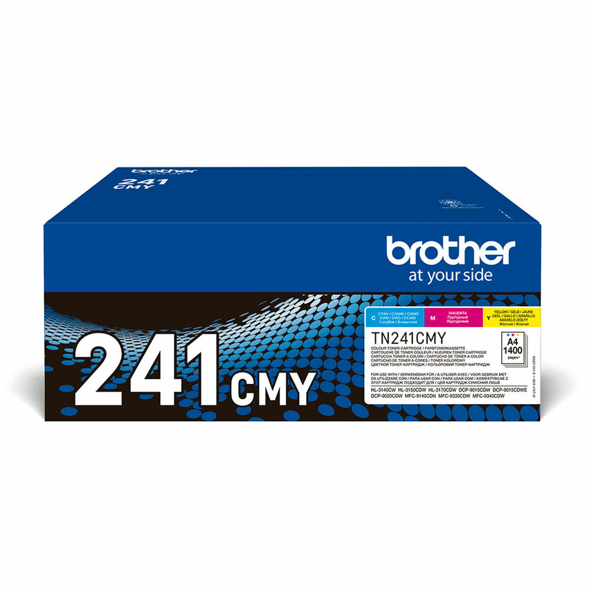 Original Ink Cartridge Brother TN241CMY Yellow Cyan Magenta