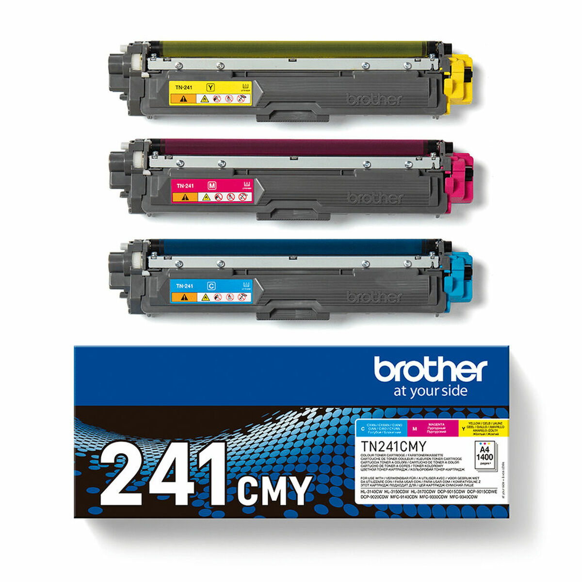 Original Ink Cartridge Brother TN241CMY Yellow Cyan Magenta