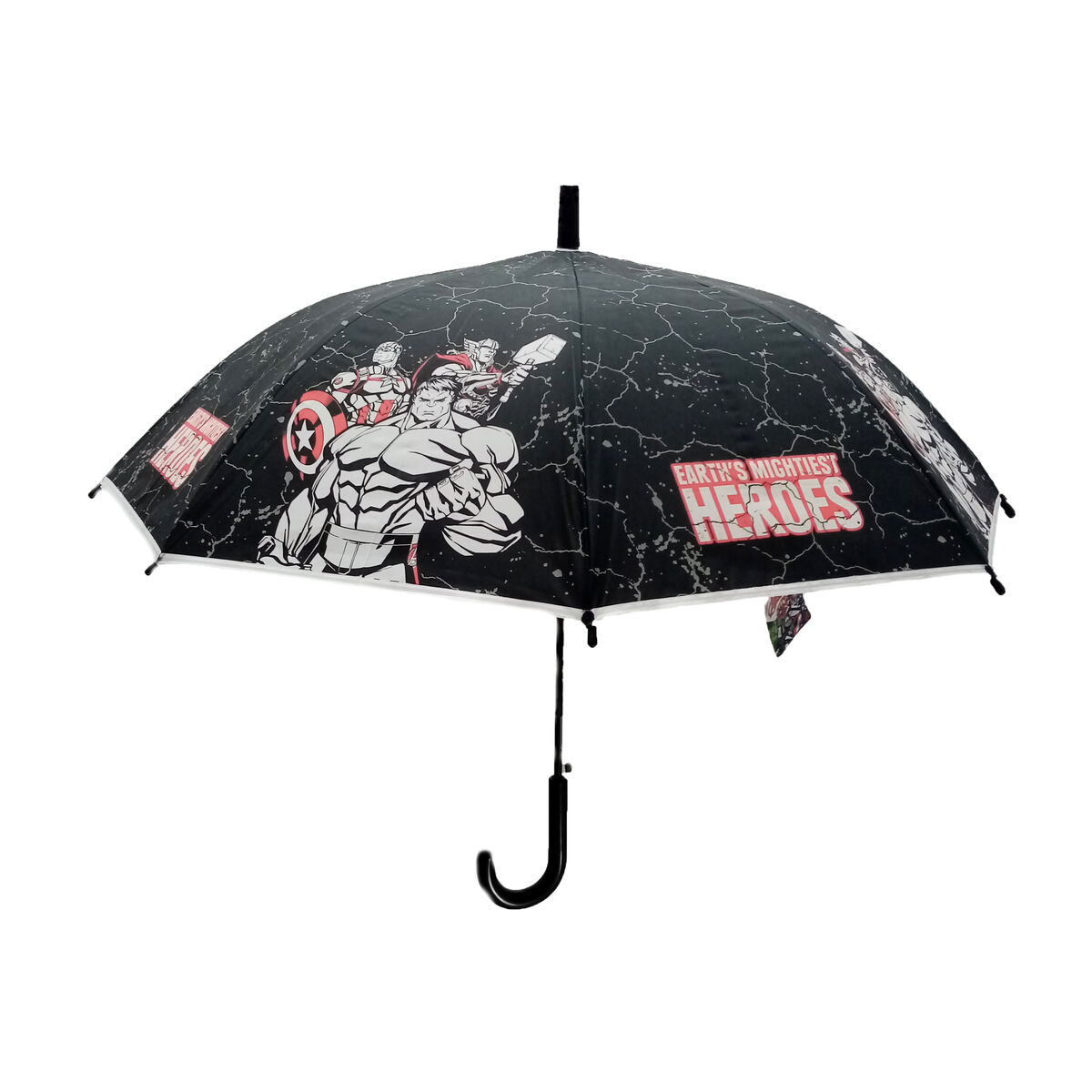Umbrella The Avengers Vendetta Black Ø 76 cm Umbrella The Avengers Vendetta Black Ø 76 cm