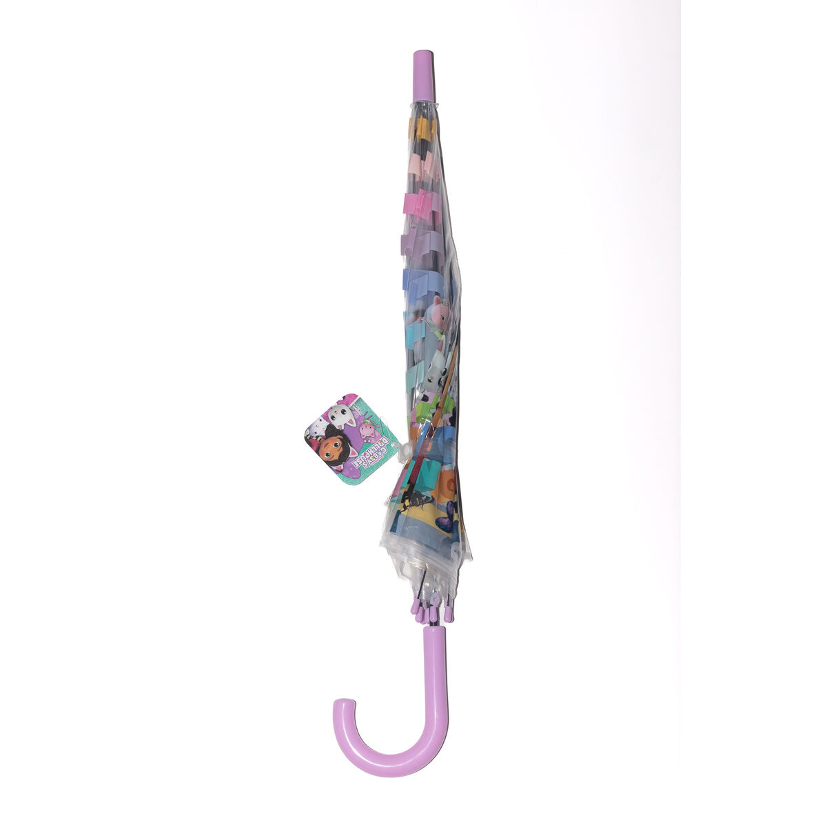 Umbrella Gabby’s Dollhouse Party Pink à 76 cm
