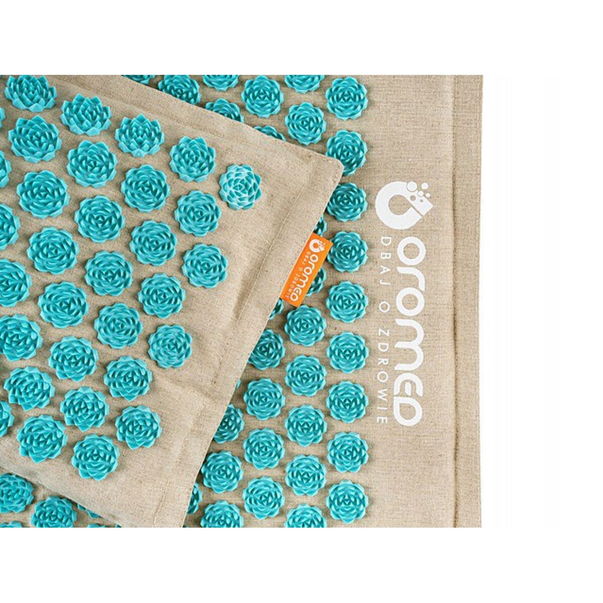 Padded Pressure Point Mat Oromed ORO-HEALTH SZARY Grey 43 x 67 cm