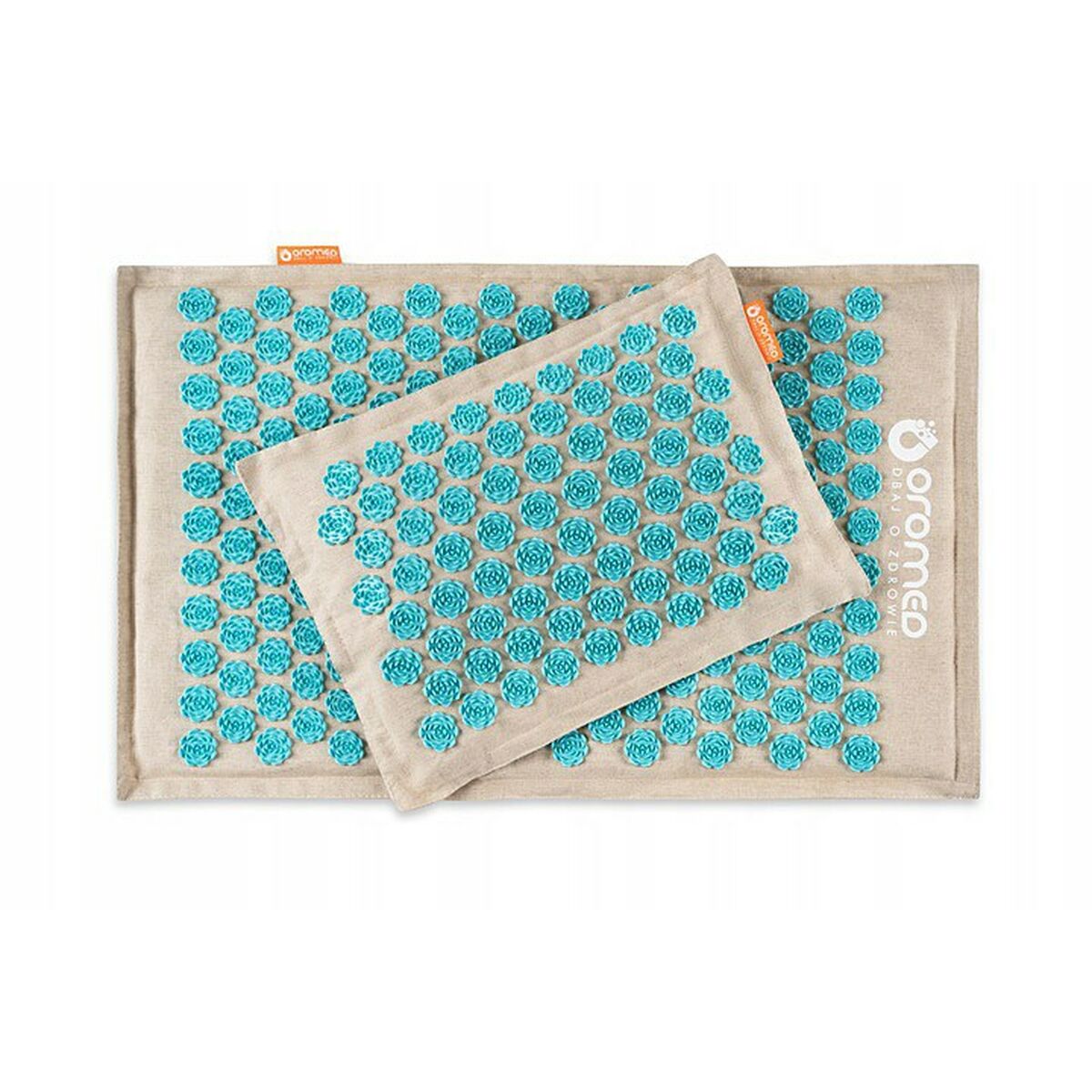 Padded Pressure Point Mat Oromed ORO-HEALTH SZARY Grey 43 x 67 cm