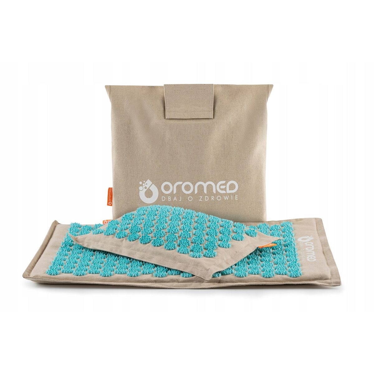 Padded Pressure Point Mat Oromed ORO-HEALTH SZARY Grey 43 x 67 cm