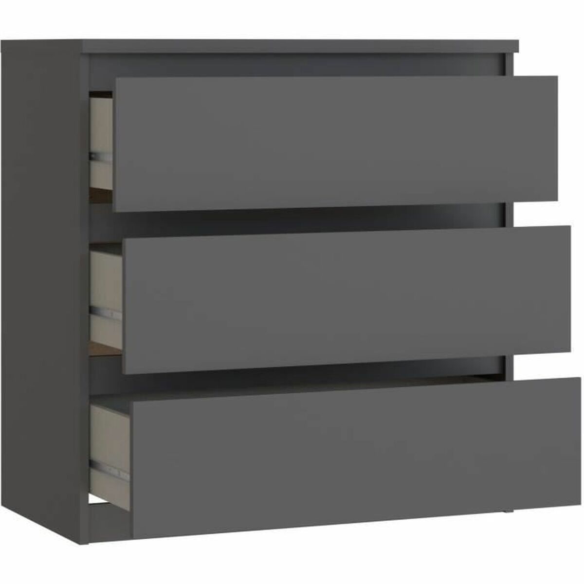 Chest of drawers CHELSEA  Grey Anthracite 77,2 x 42,2 x 79,9 cm