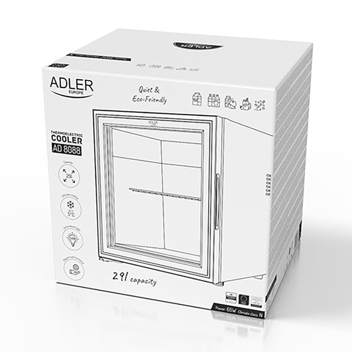 USB Cable Adler AD 8088 Black