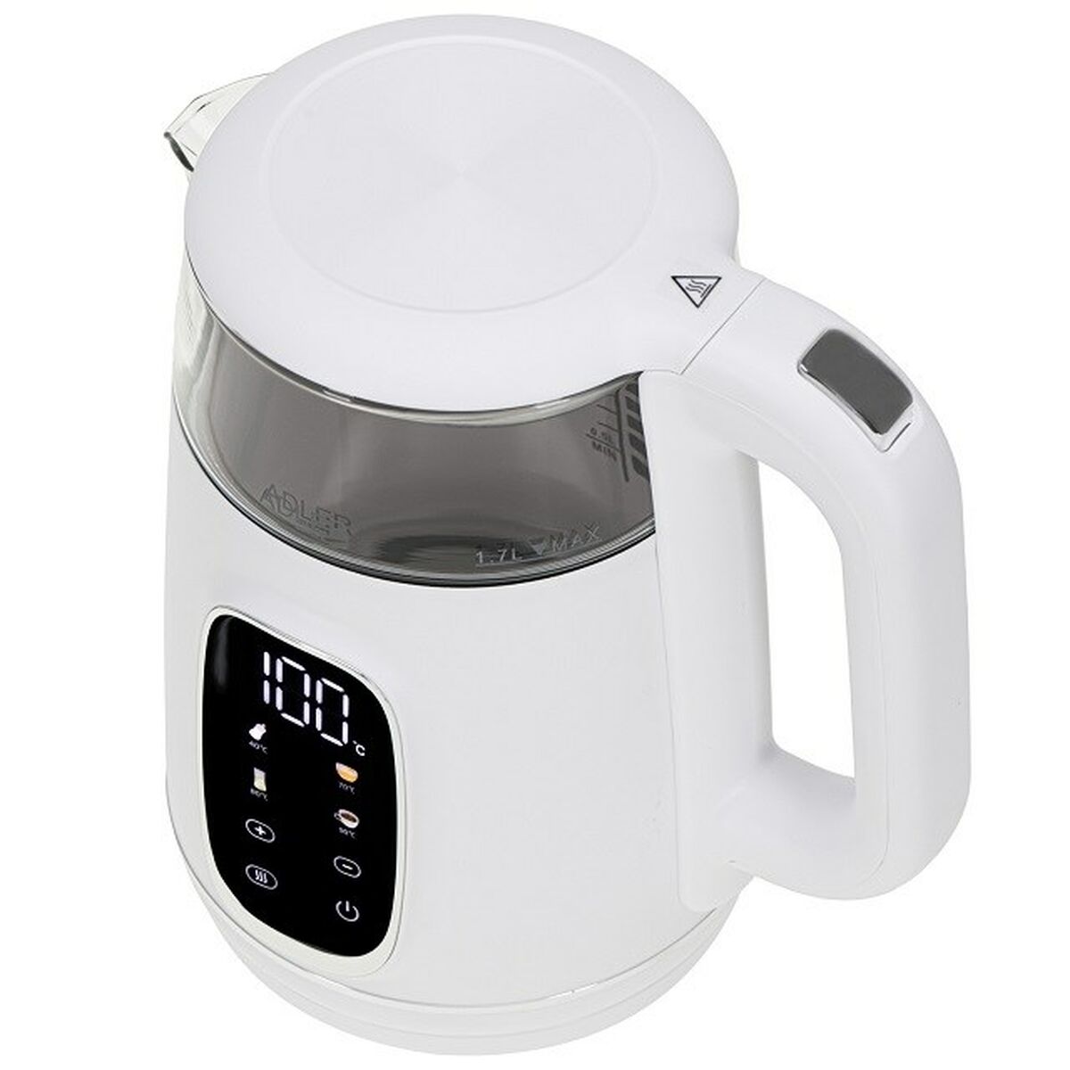 Kettle Adler AD 1305ws White Silver 2200 W 1,7 L