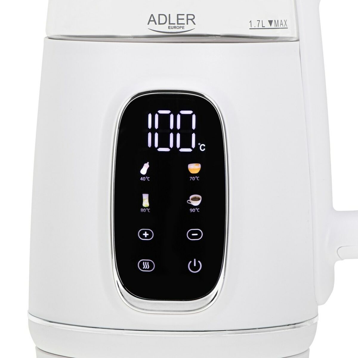 Kettle Adler AD 1305ws White Silver 2200 W 1,7 L