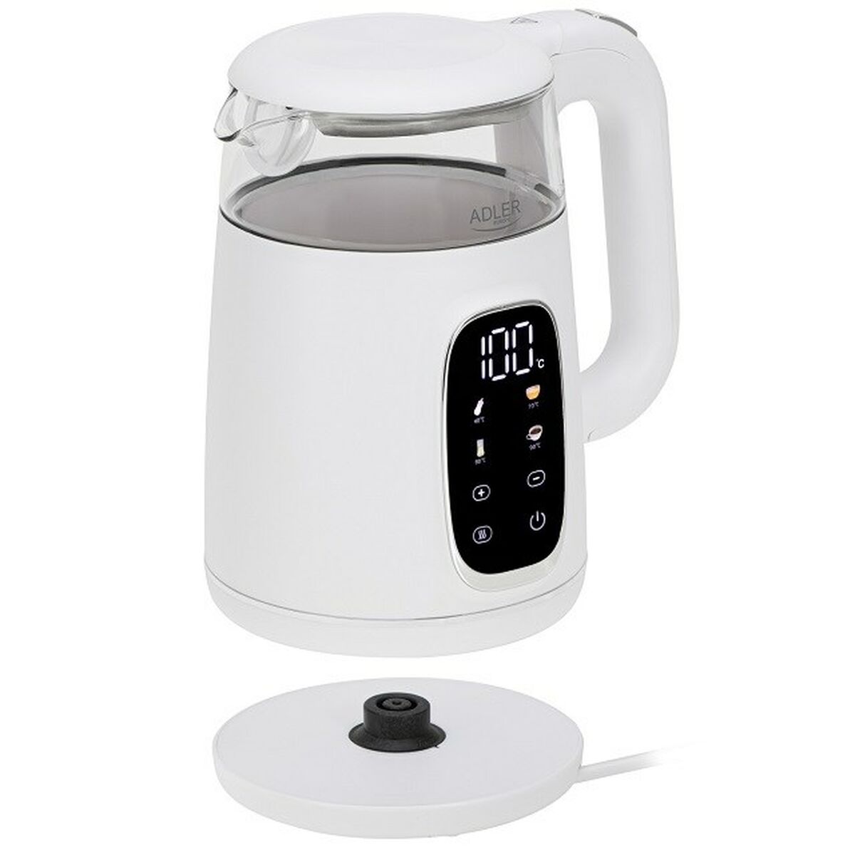 Kettle Adler AD 1305ws White Silver 2200 W 1,7 L