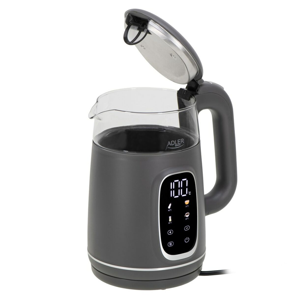Kettle Adler AD 1305gs Grey Silver 2200 W 1,7 L
