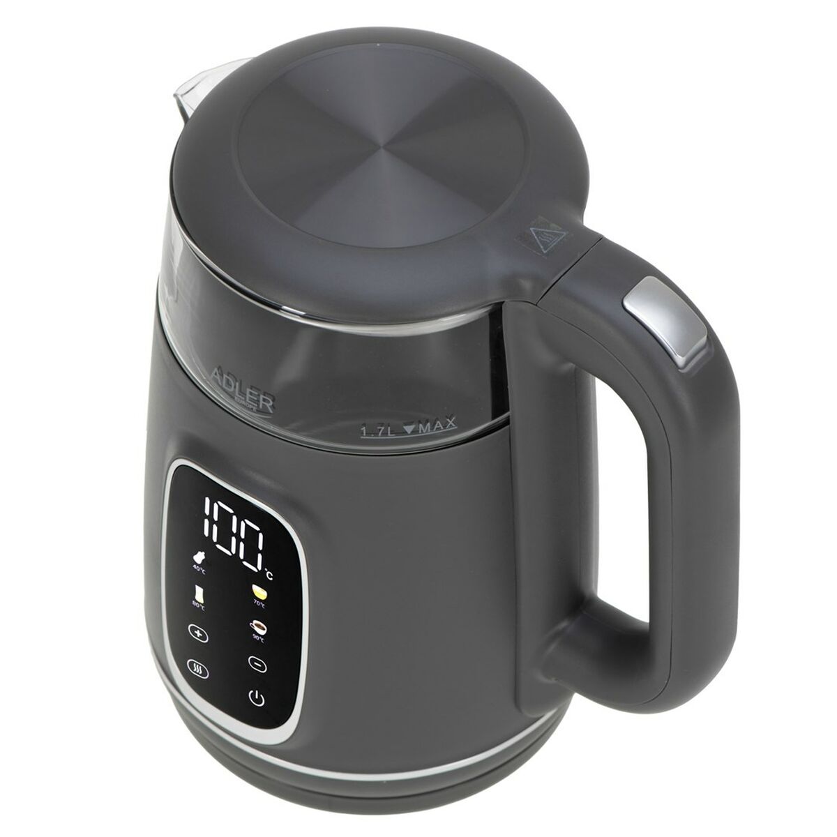 Kettle Adler AD 1305gs Grey Silver 2200 W 1,7 L