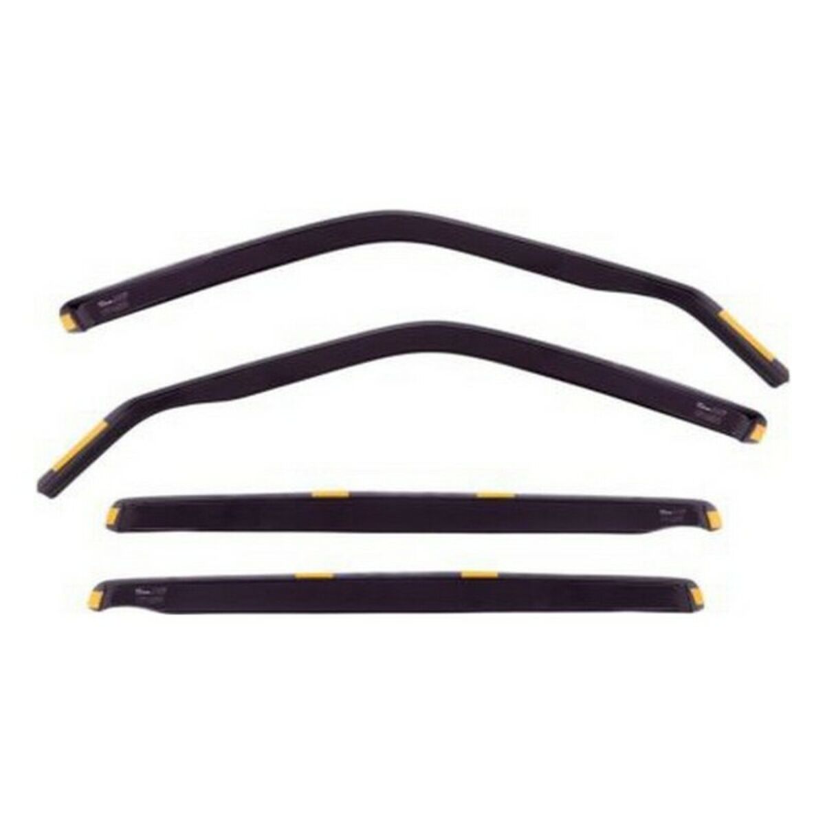 Wind deflector HEKO 10221 4 Pieces Frontal Rear