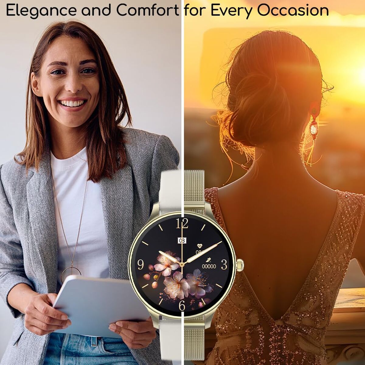 Smartwatch Forever GSM180306 Golden