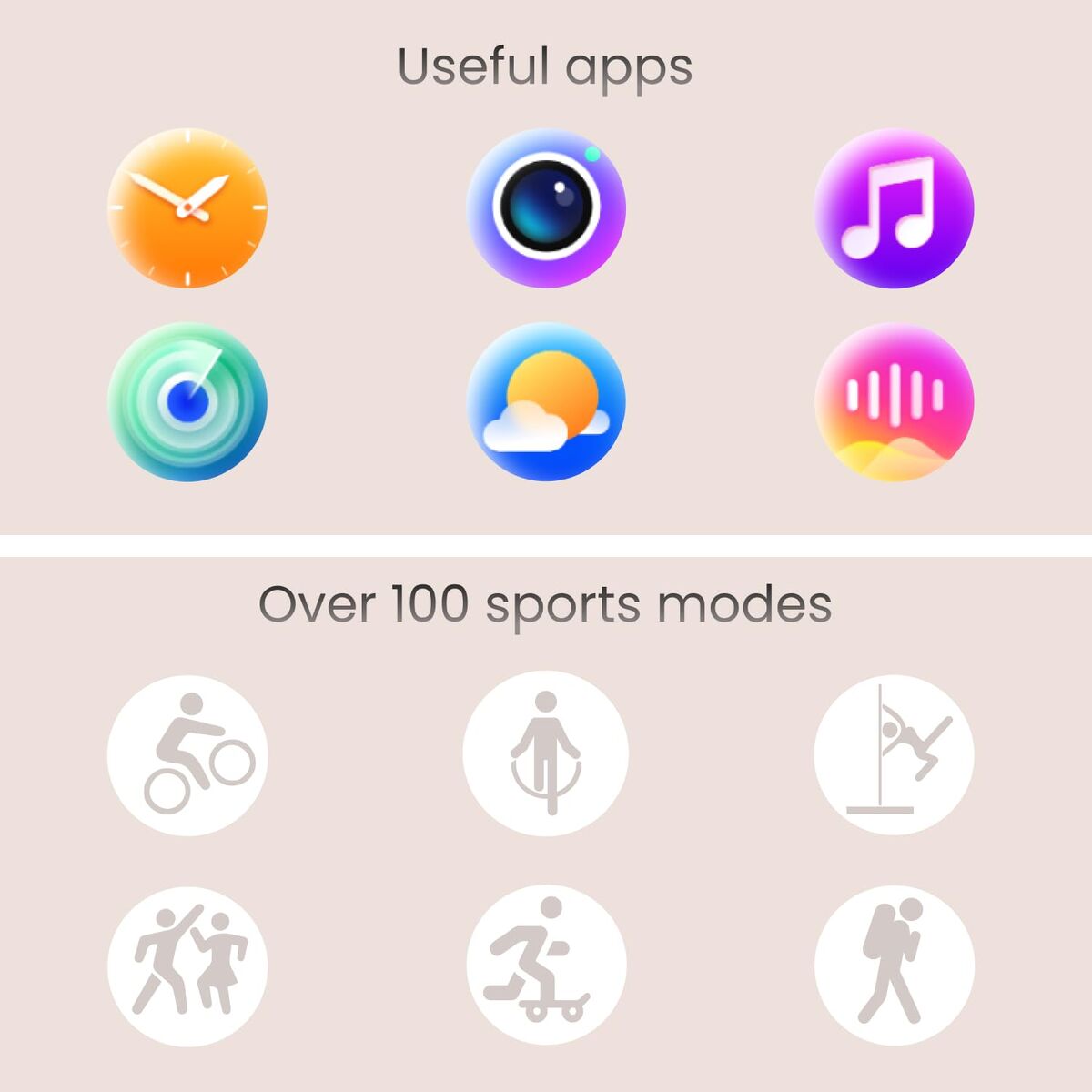 Smartwatch Forever GSM192769 Pink 1,43″