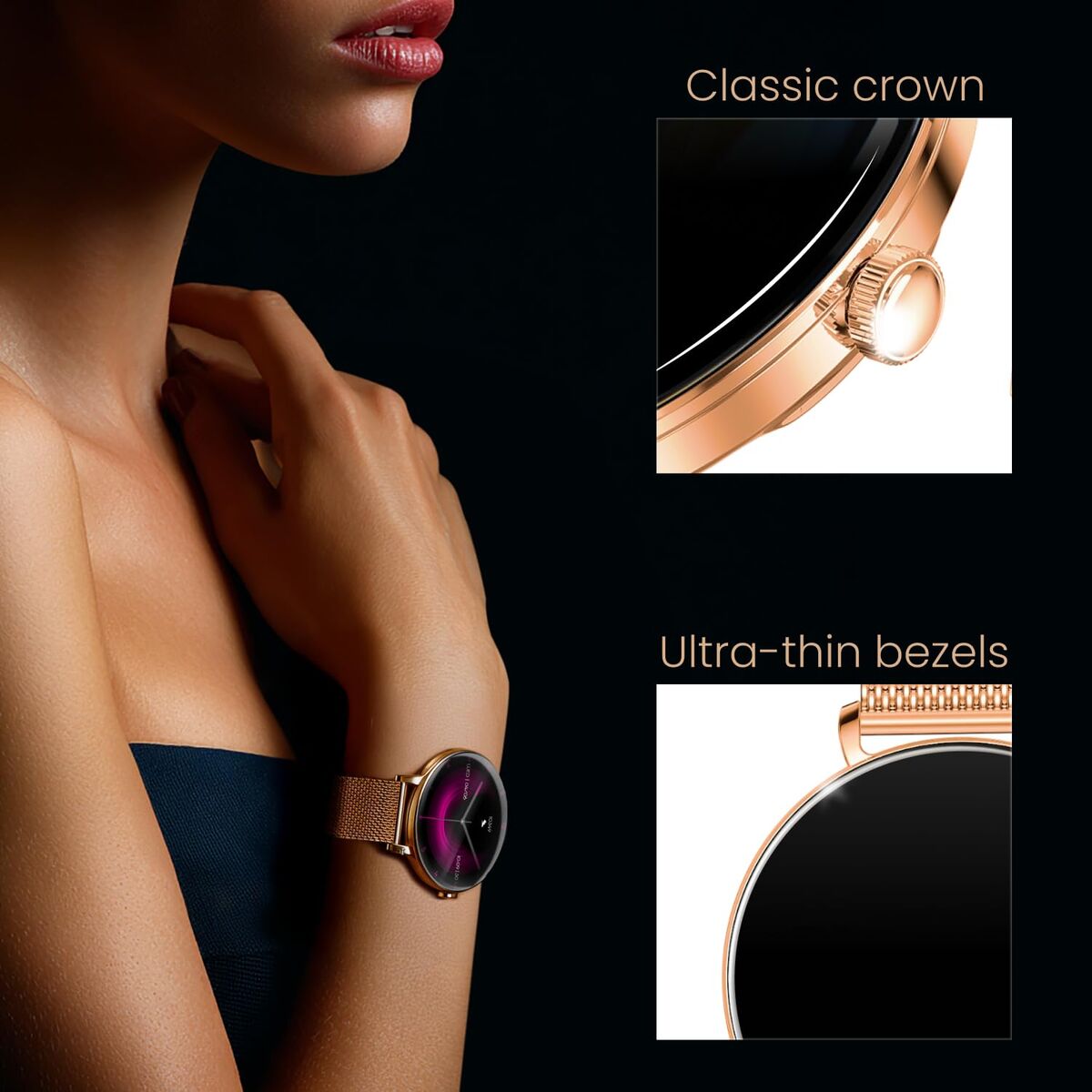 Smartwatch Forever GSM193533 Pink 1,43″