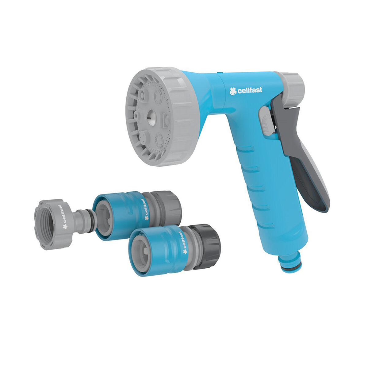 Spray Watering Gun Cellfast Rain ideal 1/2″ 5/8″ Spray Watering Gun Cellfast Rain ideal 1/2″ 5/8″