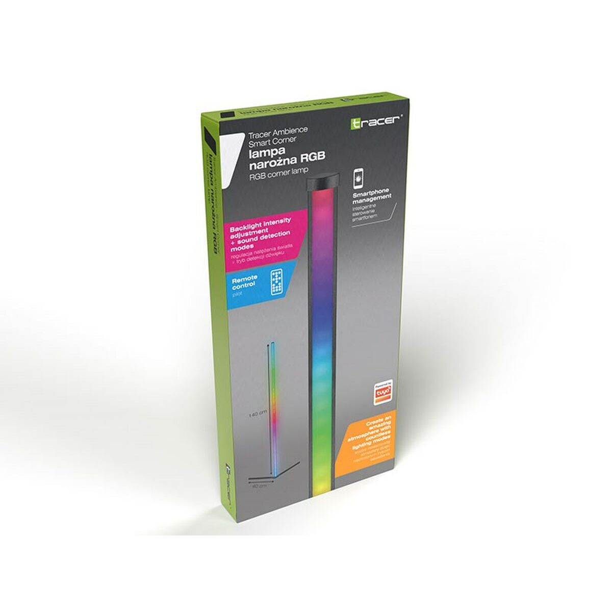 Desk lamp Tracer RGB Ambience – Smart Corner Black Multicolour