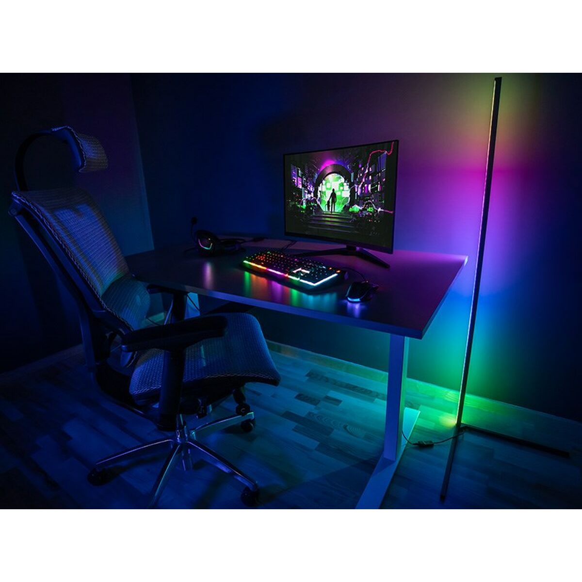Desk lamp Tracer RGB Ambience – Smart Corner Black Multicolour
