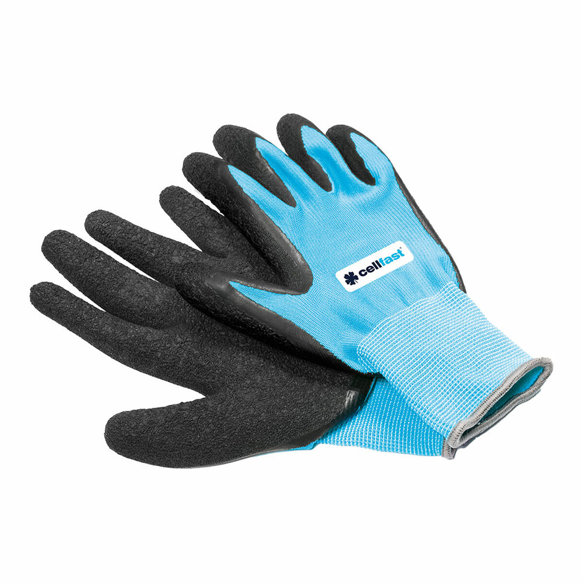 Gardening gloves Cellfast Blue Natural rubber M 8 Gardening gloves Cellfast Blue Natural rubber M 8
