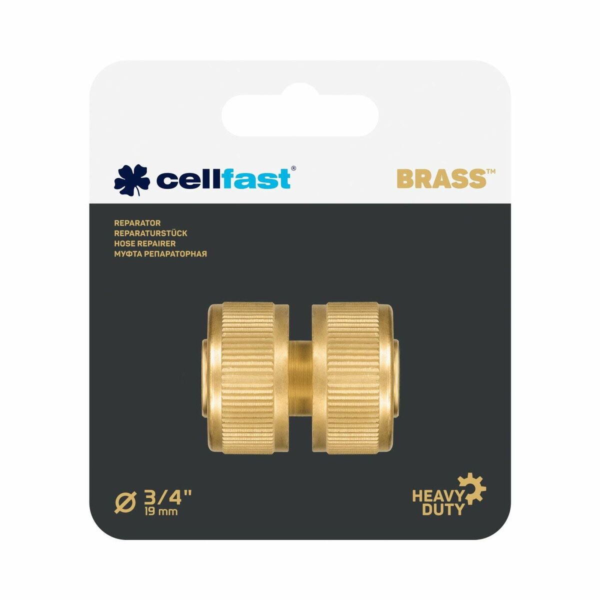 Hose Repair Joint Cellfast  19 mm Brass