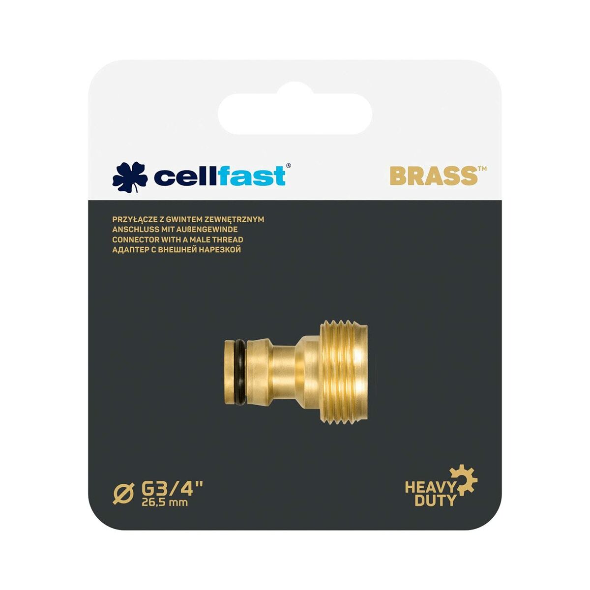 Hose connector Cellfast 3/4″ Brass Tap Inside