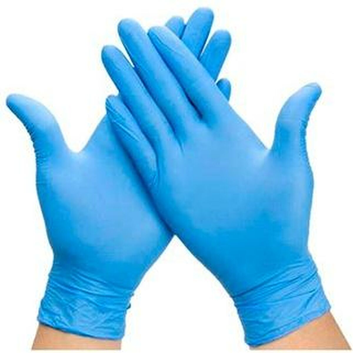 Disposable Vinyl Gloves M Blue Stick Disposable Vinyl Gloves M Blue Stick