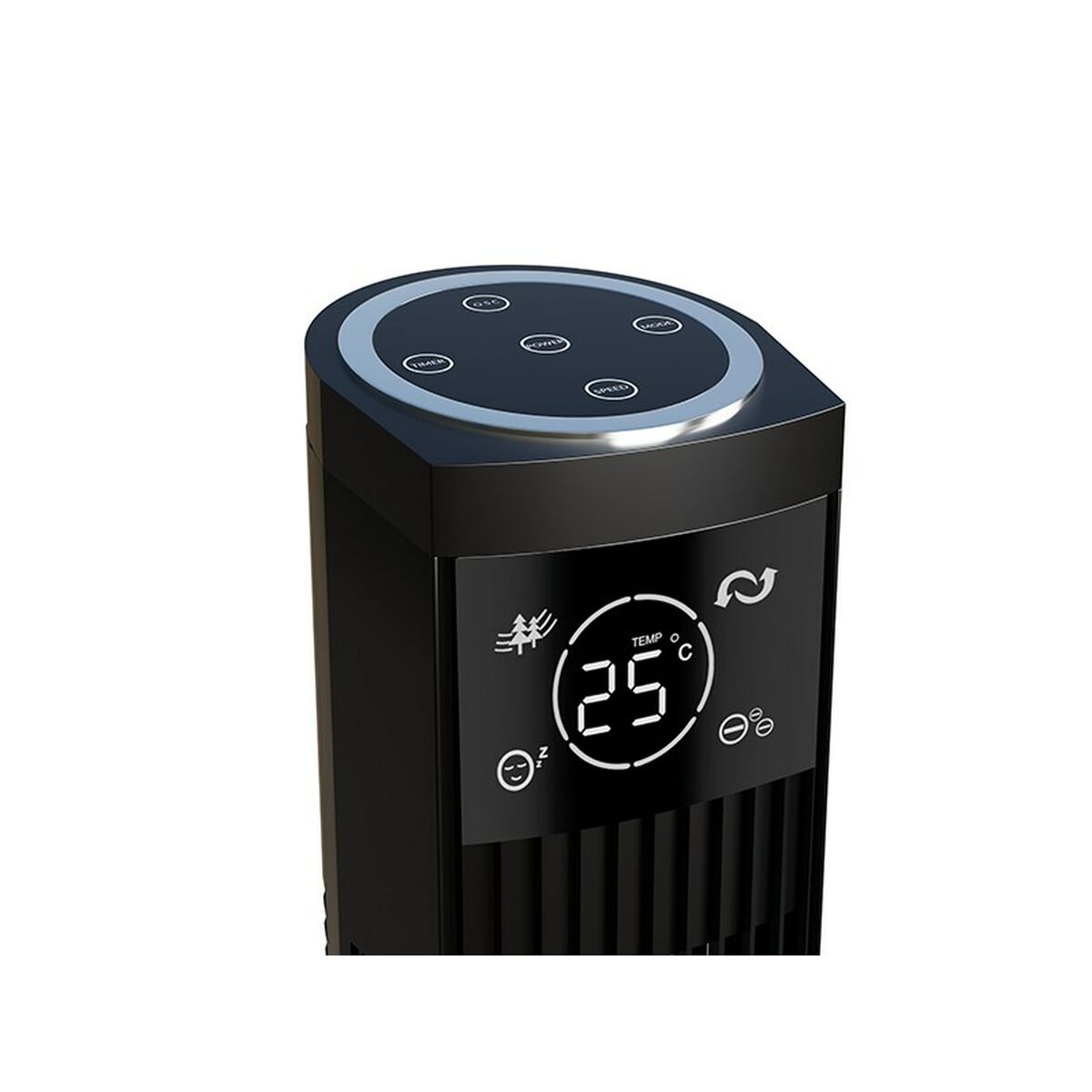 Table Fan Blow 44-654# Black 90 W